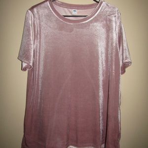 NWOT Old Navy SZ L Velvet Top